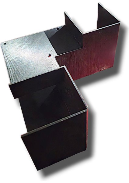 Işıklı Cam Akvaryum 30CM Fanus Balık Mağarası/tüneli ve LED Panel