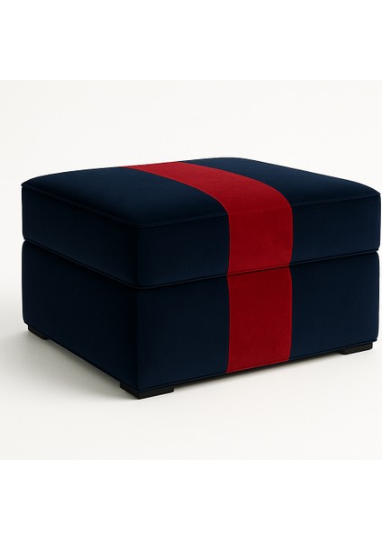 CONCEPT STORE Navy Bırdıe Kare Puf