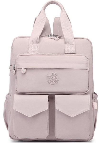 Büyük Boy Krinkıl Kumaş Sırt Çantası Smart Bags 1175