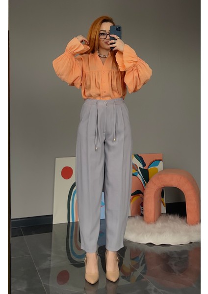 Çift Pensli Pantolon Gri fiyatları