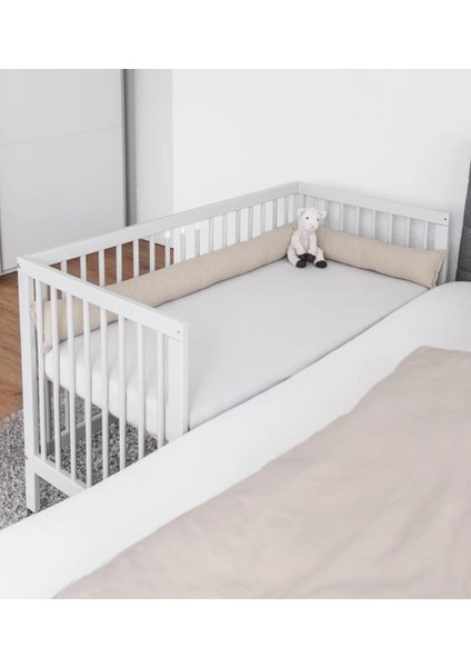 Bebek Yatak Kenarı Koruyucusu Bej 300 cm
