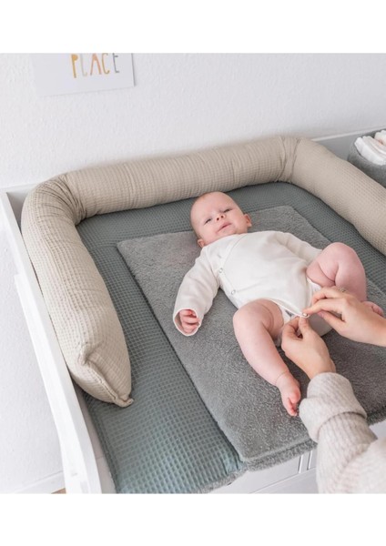 Bebek Yatak Kenarı Koruyucusu Bej 300 cm fiyatları