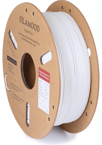 Hyper Pla Filament Beyaz 1.75MM 1kg