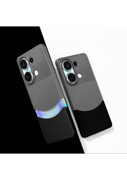 Xiaomi Redmi Note 13 Pro 4g Kılıf Mıknatıslı Hlp Duble Kapak - Lacivert