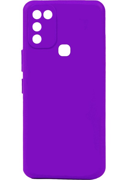 Infinix Hot 11 Play Kılıf Svl Biye Silikon-Mor