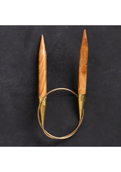 Olive Wood 12 mm 60 cm Zeytin Ağacı Misinalı