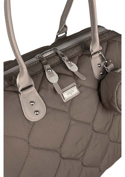 Kadın Manolya Anne Bebek Bakım ve Kadın Kol Çantası Vizon fırsatları