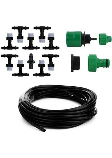 Buffer® 10 Metre Kendin Yap Balkon Veranda Çardak Kamelya Sulama Serinletme ve Nemlendirme Sistemi
