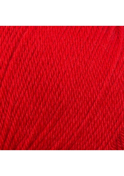 Merino Kırmızı El Örgü ipi - L092 - 33789