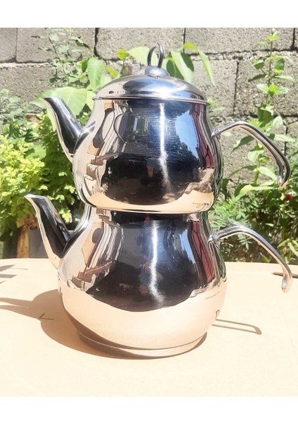 6 Litre Dayanıklı Paslanmaz Çelik Çaydanlık, Şık ve Kullanışlı Tasarım