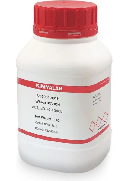 Buğday Nişastası 1 kg - Wheat Starch (Cas No: 9005-84-9)