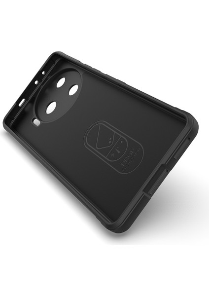Tecno Camon 30 Pro 5g Kılıf Esnek Tpu Oyuklu Arka Yüzey Tasarımlı Hlp Etnik Silikon Kapak - Siyah