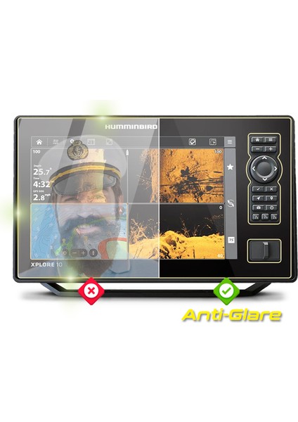 Humminbird Xplore 10 Cmsı+ Fish Finder - Ipg Anti-Glare Yansıma Önleyici Mat Ekran Koruyucu