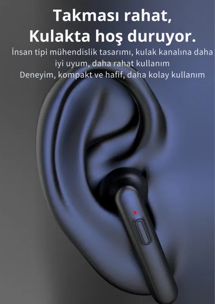 FR-05 Android Ios Uyumlu Yüksek Ses Kalitesi Universal Çift Mikrofonlu Kulak Içi Bluetooth Kulaklık