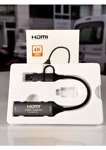 HDMI Video Capture USB 2.0 4K 30Hz Video Aktarıcı