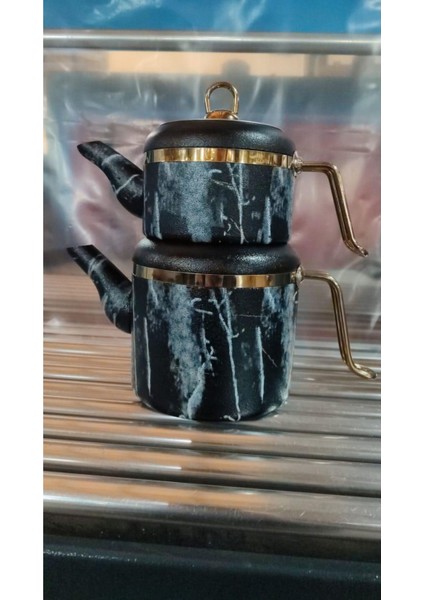 Siyah Granit Çaydanlık, dayanıklı ve şık tasarımıyla mutfağınıza zarafet katacak