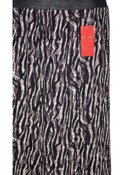 Hesna Kadın Betül 8 Parça Lastikli Astarsız Siyah Etek Desen 30 fiyatları