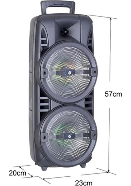-1745 8 Inch* 2 Bluetooth Hoparlör