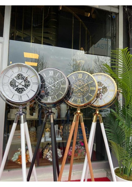 Ithal Çarklı Tripod Ayaklı Saat