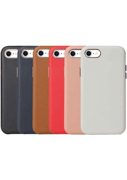Apple iPhone Se 2022 Uyumlu Svl Eyzi Kapak-Kırmızı