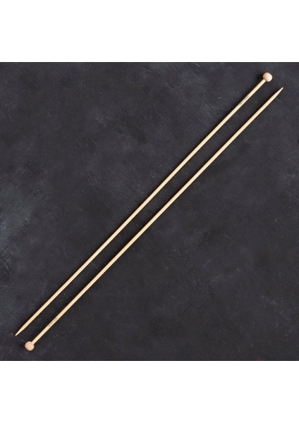 Bambus 3mm 35CM Bambu Örgü Şişi - 500-7
