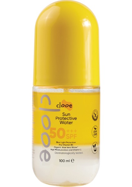 Vegan Çift Fazlı Çok Yüksek Korumalı 50 Spf Güneş Suyu (100ML) Clooe