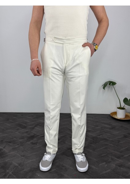 Toka Detaylı Double Paça Yüksek Kalite Erkek Pantolon