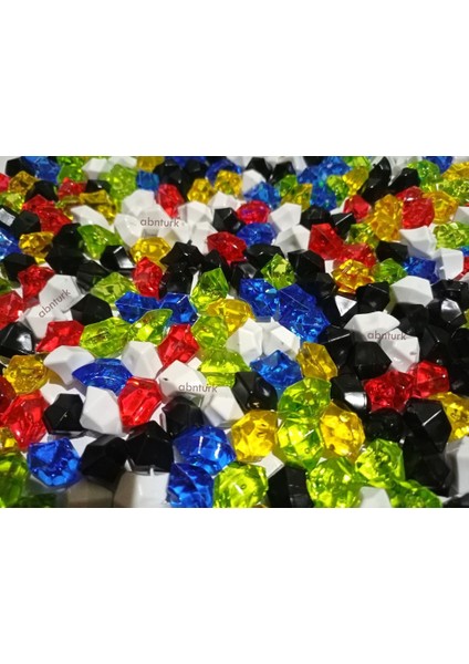 Elmas Kristal Görsel 333 Adet Akrilik Vazo Taşı Dekor Taşı Çok Renkli Mücevher Kesimli Hediyelik Süs fiyatları