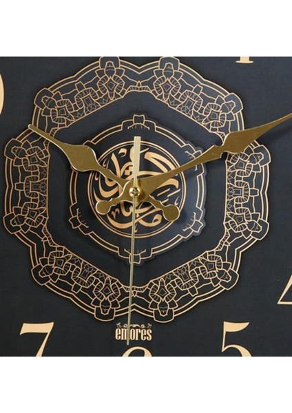 Çağur 36 cm Gerçek Bombe Cam Akar Saniye Sessiz Mekanizma Dekoratif Duvar Saati MR34 Yeni 1109945