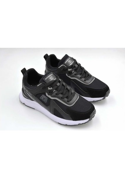 M.p Yüksek Taban Full Ortopedik Hafif Günlük Sneaker - Siyah-Beyaz - 40 modelleri