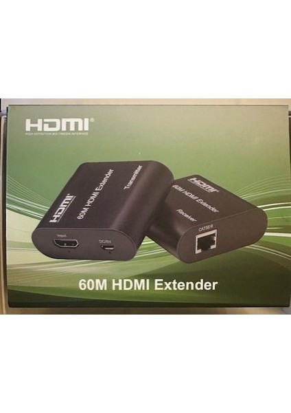 60 Metre HDMI Extender Cat6 ile HDMI Uzatıcı 60 Metre Cat5 HDMI Uzatıcı