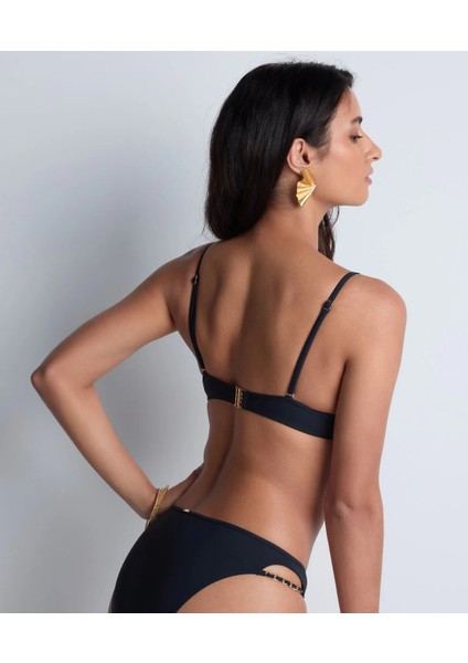 Sparkling Treasure Push-Up Bikini Üstü, Altın Zincirli, Kalıplı, Ayarlanabilir Askılı fiyatları