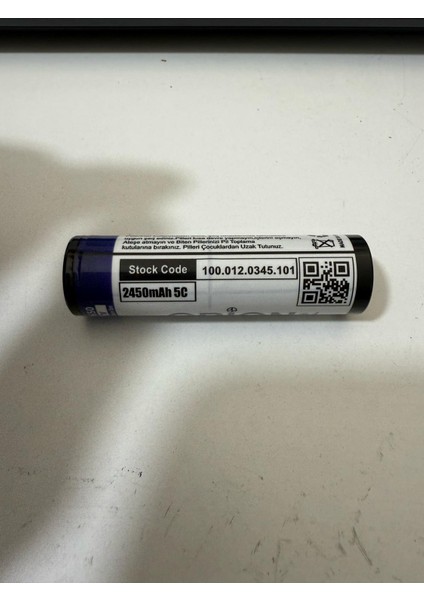 INR18650 2450MAH 5c Pil