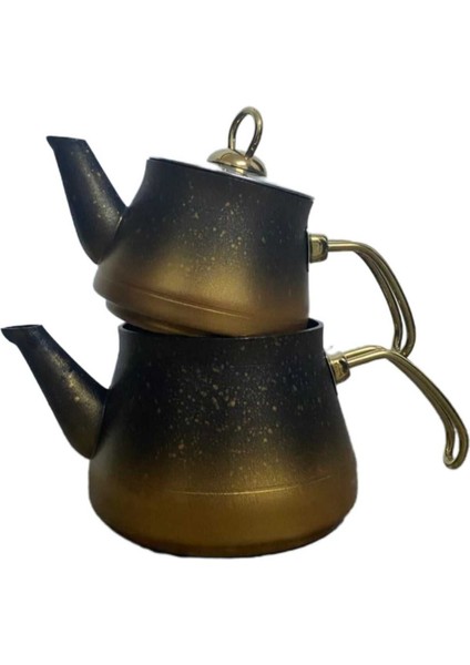 Granit Altın Goldkulp Büyük Çaydanlık