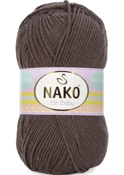Elit Baby Anti Pilling Tüylenmeyen Bebek ipi 11218 Toprak