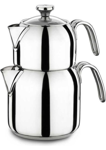 Şık 2.9 lt Paslanmaz Çelik Çaydanlık Takımı, Bordo Renk, Dayanıklı ve Estetik Tasarım fiyatları