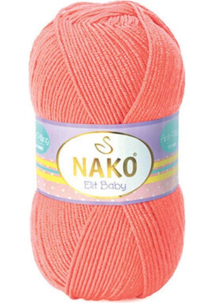 Elit Baby Tüylenmez Bebek Yünü 1469 Somon