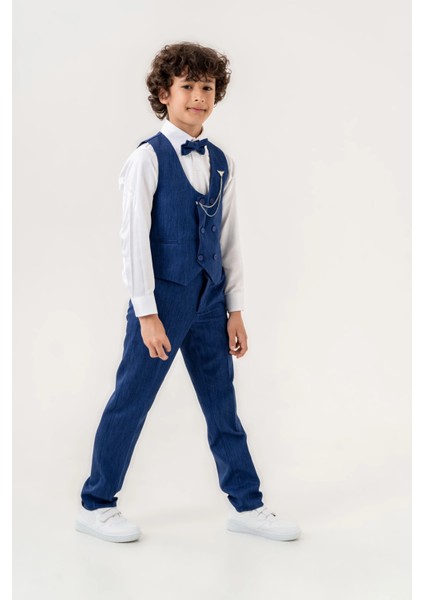 Armalı Yelekli Takım Elbise 3023