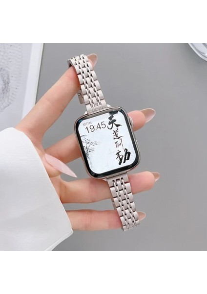 Apple Watch 4 5 6 7 8 9 10 Se Ultrauyumlu 44 45 46 49MM Ince Slim Rolex Tasarım Kordon Kayış fiyatları