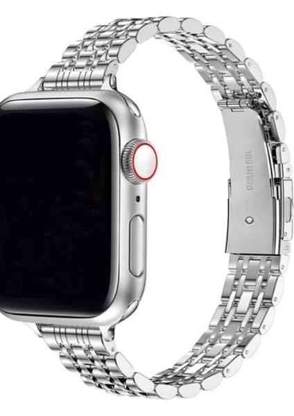 Apple Watch 4 5 6 7 8 9 10 Se Ultrauyumlu 44 45 46 49MM Ince Slim Rolex Tasarım Kordon Kayış