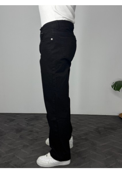 Yüksek Bel Regular Fit Erkek Jean