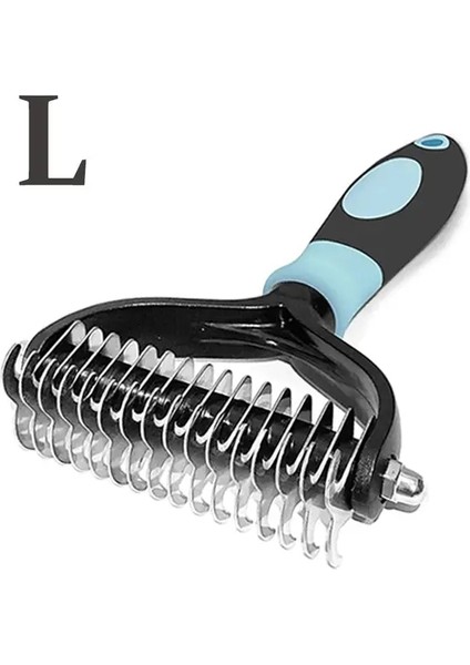Profesyonel Köpek Fırçası Evcil Saçı Sökücü Köpek Tımar Tarak Saçları Kedi Köpekler Hayvan Saç Fırçası Köpek Aksesuarları Evcil Hayvan Ürünleri Renk: L Mavi (Yurt Dışından)
