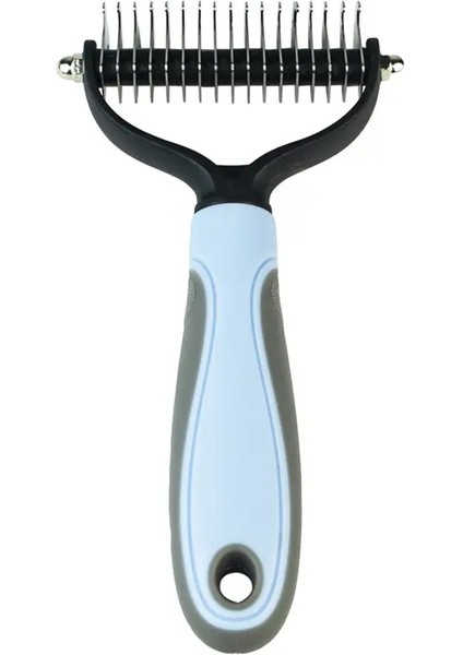 Yeni Köpek Fırçası Evcil Hayvan Köpek Tüy Temizleyici Kedi Tarak Bakım Fırçası Matlı Uzun Kıllı Ve Kısa Kıllı Kıvırcık Köpek Malzemeleri Evcil Hayvan Rengi:Mavi/Boyut:Küçük (Yurt Dışından)