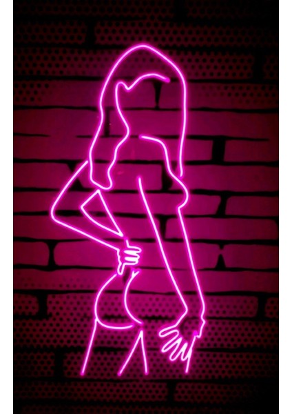 Neon LED Dekoratif Aydınlatma -30X60CM-