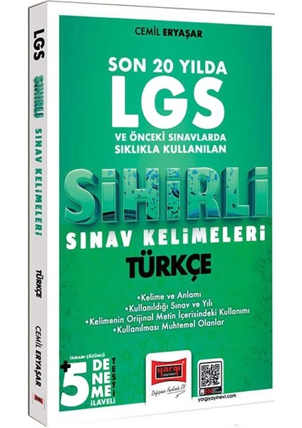 Yargı 8.sınıf Lgs Türkçe Son 20 Yılda Sıklıkla Kullanılan Sihirli Sınav Kelimeleri
