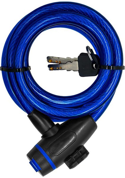 Bisiklet Kilit 150 Cm Motosiklet Halat Zincir Çelik Kilit Çap 12 Mm Ø Hırsız Önleme Güvenlik 1 Adet