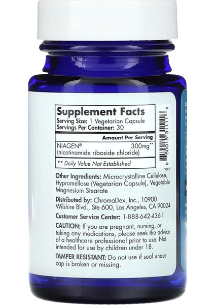 Nicotinamide Riboside Nad 300MG 30 Kapsül