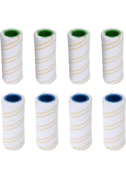Mikrofiber Rulo Fırça Aksesuarları Karcher Fc3 FC3D Fc5 Fc7 Akülü Zemin Temizleyici Için Yedek Rulo Seti (Yurt Dışından)