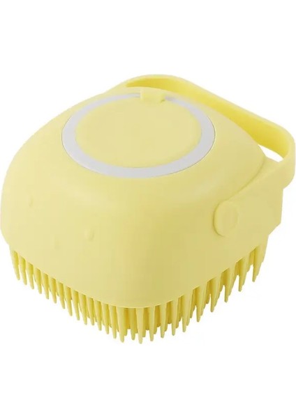 Pet Banyo Fırçası Şampuan Masaj Fırçası Yumuşak Silikon Köpek Kedisi Tarak Köpek Kedi Duş Tımar Toolcolor Için Evcil Köpek Temizleme Fırçası: Kare Pembe (Yurt Dışından)