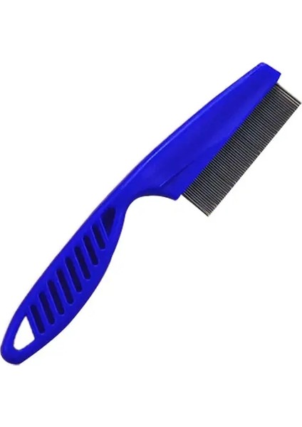 1Pc Pet Hair Shedding Comb Paslanmaz Çelik Püskürtme Tarak Kedi Köpek Evcil Hayvan Püskürtme Tarak Bakım Tarak Köpek Fırçası Bakım Araçları Renk:Mavi/Boyut:S (Yurt Dışından)